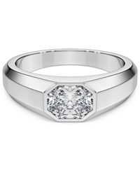 Swarovski - Anello a fascia eternity, diamanti creati in laboratorio 1,05 ct tw, forma ottagonale, oro - Lyst