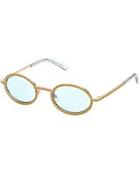 Swarovski - Sonnenbrille, ovale form, pavé, sk0340 32n - Lyst