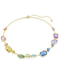 Swarovski - Gema Tennis Necklace - Lyst