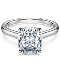 Swarovski - Eternity Solitaire Ring, Lab-Grown Diamonds 2.0 Ct Tw, Octagon Shape, 14K - Lyst