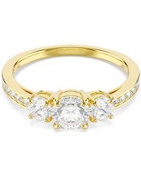 Swarovski - Stilla attract ring, rundschliff - Lyst