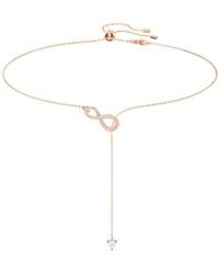 Swarovski - Hyperbola Y Necklace - Lyst