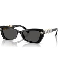 Swarovski - Sunglasses, Butterfly Shape, Sk6033 - Lyst