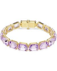 Swarovski - Millenia Octagon-Cut Tennis Bracelet - Lyst