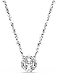 Swarovski - Una Angelic Pendant, Mixed Cuts, Rhodium Plated - Lyst