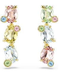 Swarovski - Orecchini pendenti gema, design asimmetrico, taglio misto - Lyst