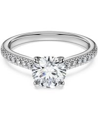 Swarovski - Eternity Solitaire Ring, Lab-Grown Diamonds 1.2 Ct Tw, Round Shape, 14K - Lyst
