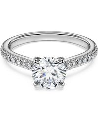 Swarovski - Bague solitaire eternity, diamants de synthèse 1,2 ct tw, forme ronde, or - Lyst