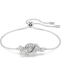 Swarovski - Matrix armband, baguette-schliff, knoten - Lyst