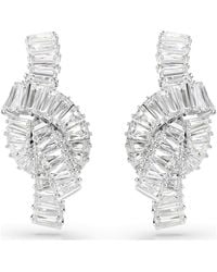 Swarovski - Orecchini trafiti matrice - Lyst