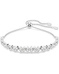 Swarovski - Imber Bracelet, Mixed Round Cuts, 18K Finish - Lyst