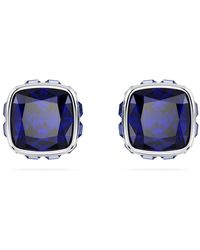 Swarovski - September Birthstone Stud Earrings - Lyst