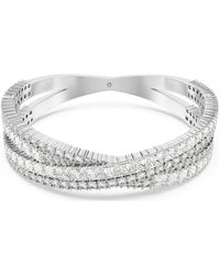 Swarovski - Hyperbola armreif, verschiedene schliffe, unendlichkeit - Lyst