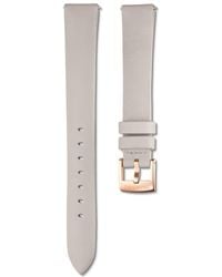 Swarovski - Watch Strap, 14 Mm (0.55" Width, Leather, Rose-Tone Finish - Lyst
