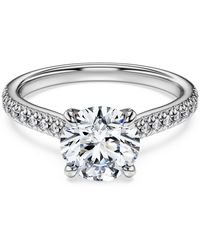 Swarovski - Bague solitaire eternity, diamants de synthèse 1,7 ct tw, forme ronde, or - Lyst