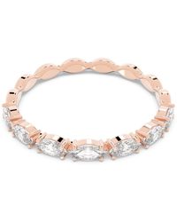Swarovski - Matrix Vittore Ring, Marquise Cut, 18K Rose Finish - Lyst