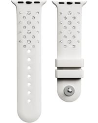 Swarovski - Watch Strap, Silicone With Stitching, Stainless Steel - Lyst