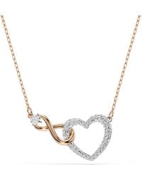Swarovski - Collar infinity - Lyst