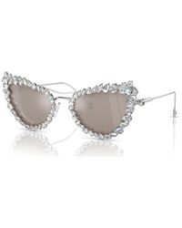 Swarovski - Lunettes de soleil, pièce d'exception, forme d'œil-de-chat, sk7011el - Lyst