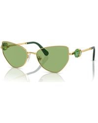 Swarovski - Sonnenbrille, cateye-form, sk7003el - Lyst