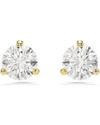 Swarovski - Solitaire Stud Earrings - Lyst