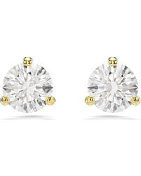 Swarovski - Solitaire Stud Earrings - Lyst
