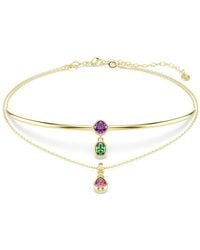 Swarovski - Imber halskette im lagenlook, verschiedene schliffe - Lyst