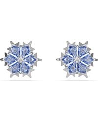 Swarovski - Clous d'oreilles magic, flocon de neige - Lyst