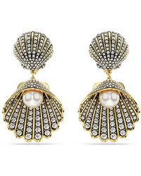 Swarovski - Idyllia Clip Earrings - Lyst