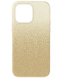 Swarovski - Custodia per smartphone high, sfumatura di colore, iphone® 14 pro max, tono dorato - Lyst
