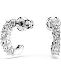 Swarovski - Mini Hoop Hoop Earrings - Lyst