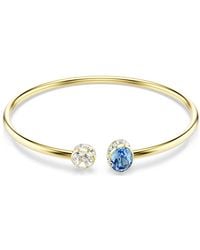 Swarovski - Chroma armreif, verschiedene schliffe, mehrfarbig, 18k goldbeschichtet - Lyst