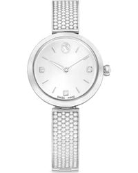 Swarovski - Illumina Watch, Swiss Made, Metal Bracelet, Stainless Steel - Lyst