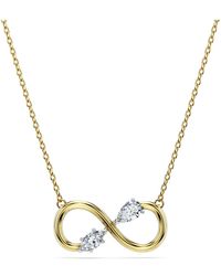 Swarovski - Pendentif eternity, diamants de synthèse 0,35 ct tw, formes variées, or jaune 18 carats - Lyst