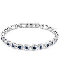 Swarovski - Una angelic tennis armband, rundschliff - Lyst