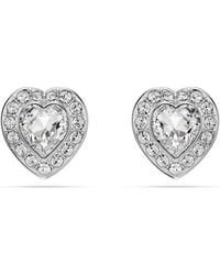 Swarovski - Ariana Grande X Heart Stud Earrings - Lyst
