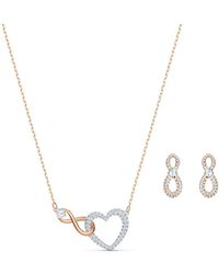 Swarovski - Conjunto hyperbola, infinity y corazón - Lyst