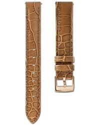 Swarovski - Watch Strap, 17 Mm (0.67" Width, Leather With Stitching, Rose-Tone Finish - Lyst