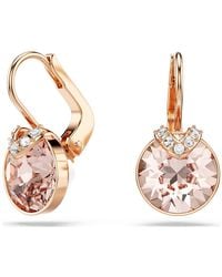Swarovski - Bella V Drop Pierced Earrings - Lyst