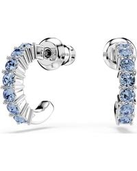 Swarovski - Mini Hoop Hoop Earrings - Lyst