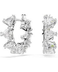 Swarovski - Ortyx Hoop Earrings - Lyst