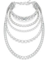Swarovski - Millenia halskette im lagenlook, verschiedene schliffe - Lyst