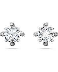Swarovski - Galaxy ohrstecker, im labor gezüchteter diamanten 2,1 ct tw, rundschliff, 18k - Lyst