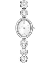 Swarovski - Imber Oval Watch, Swiss Made, Metal Bracelet, Tone, Stainless Steel - Lyst