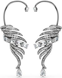 Swarovski - The vienna collection ohrspangen, feder - Lyst