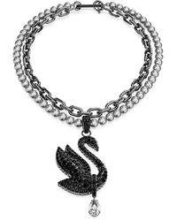 Swarovski - Girocollo swan, cigno - Lyst