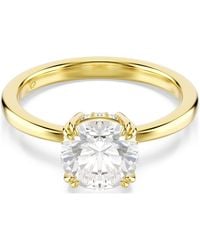 Swarovski - Anillo de cóctel stilla attract, talla redonda - Lyst