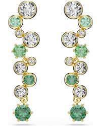 Swarovski - Constella Mixed Cuts Drop Earrings - Lyst