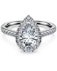 Swarovski - Eternity Halo Solitaire Ring - Lyst