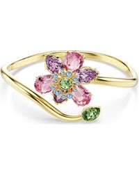 Swarovski - Mixed Cut Idyllia Bangle, Size Medium - Lyst